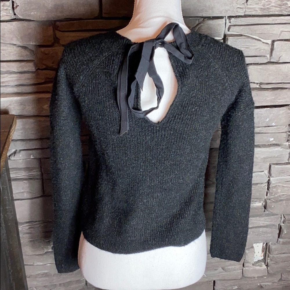 Abercrombie & Fitch Black Keyhole Sweater XS - Picture 2 of 5
